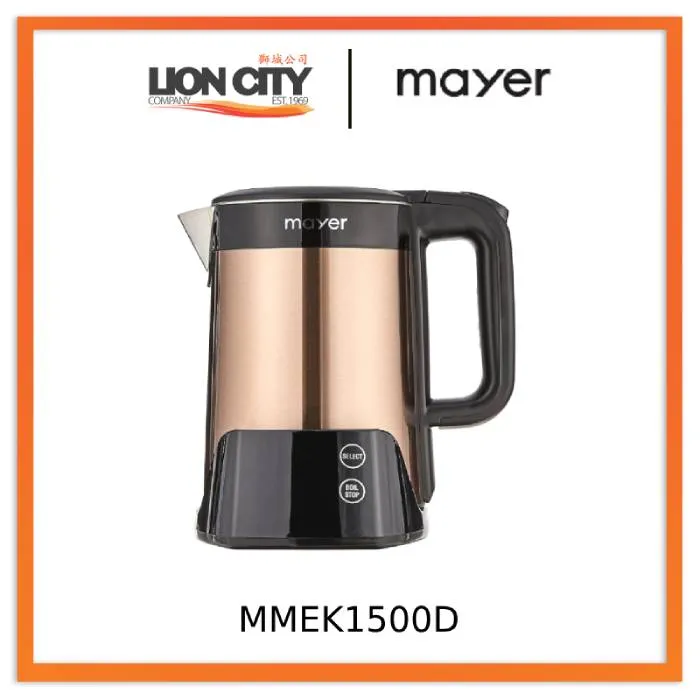 Mayer MMEK1500D 1.5L Digital Electric Kettle