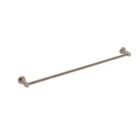 MECCA Single Towel Rail 800MM Brushed Bronze 1930-BZ