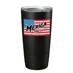 'Merica Flag Tumbler