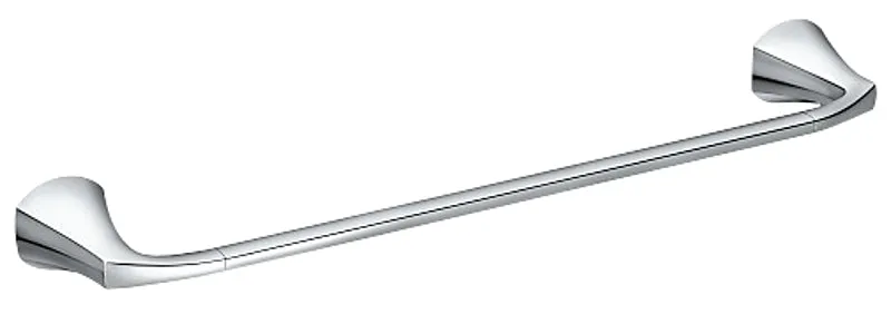 Moen Lindor MY8718CH Towel Bar, 18 in L Rod, Brass/Zinc, Chrome, Wall Mounting :CD  1: QUANTITY: 1