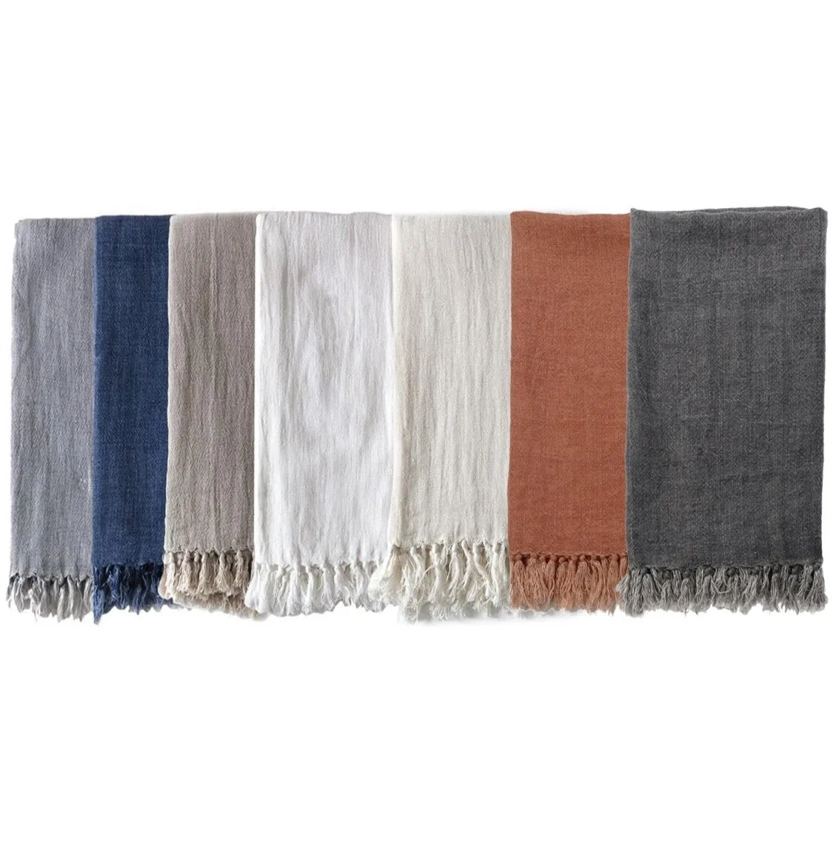 Montauk Indigo Blankets by Pom Pom at Home