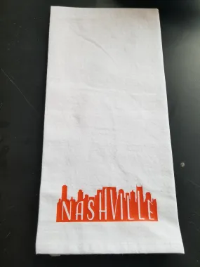 Nashville Syline Kitchen Flour Sack Towel - Tea Towel