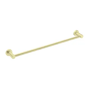 Nero MECCA Single Towel Rail 600MM BRUSHED GOLD 1924-BG