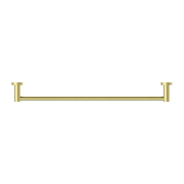 Nero MECCA Single Towel Rail 600MM BRUSHED GOLD 1924-BG