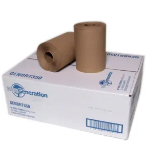 New Generation Hardwound  Kraft Roll Towels-Kraft(8" X #600)