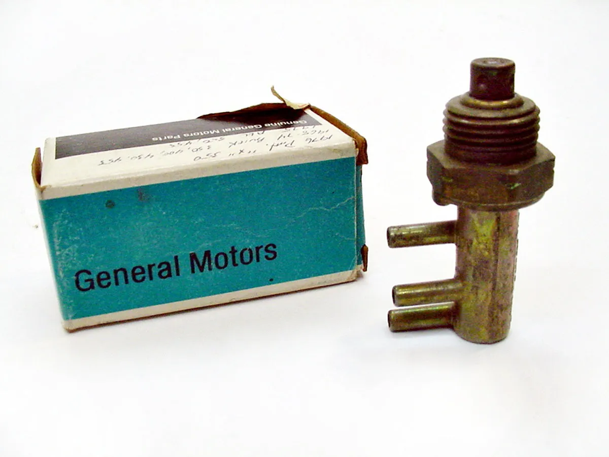 Oldsmobile Thermo Controlled 3 Port Vacuum Switch NOS