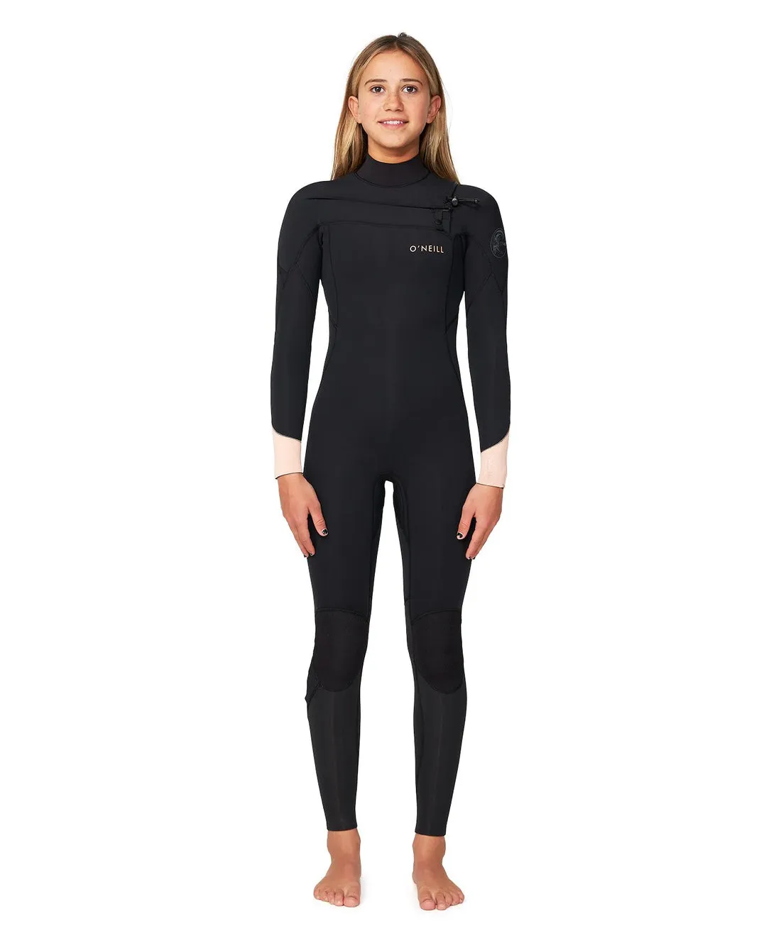 O'Neill Girl's Bahia 3/2mm Steamer Chest Zip Wetsuit