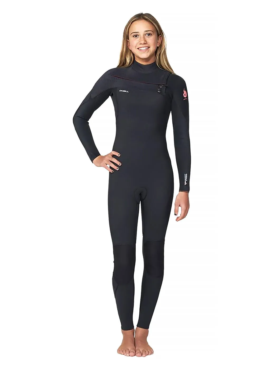 ONeill Girls Hyper Fire 4/3mm CZ Steamer Wetsuit