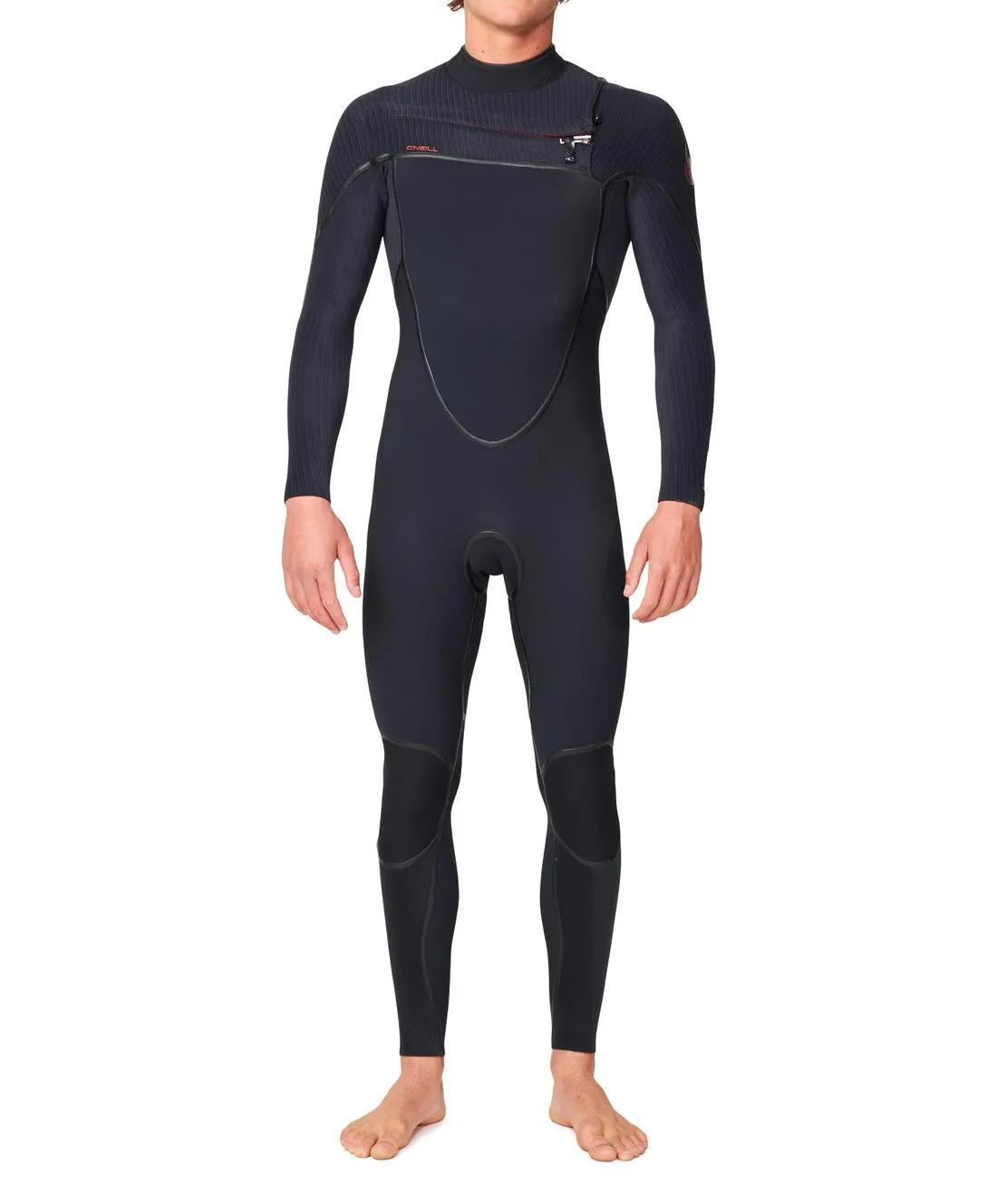 O'Neill HyperFire X 4/3mm Steamer Chest Zip Wetsuit - Black