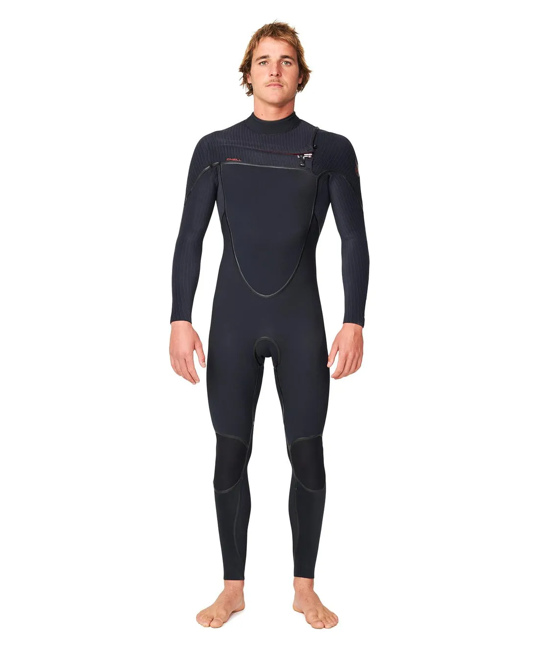 O'Neill HyperFire X 4/3mm Steamer Chest Zip Wetsuit - Black