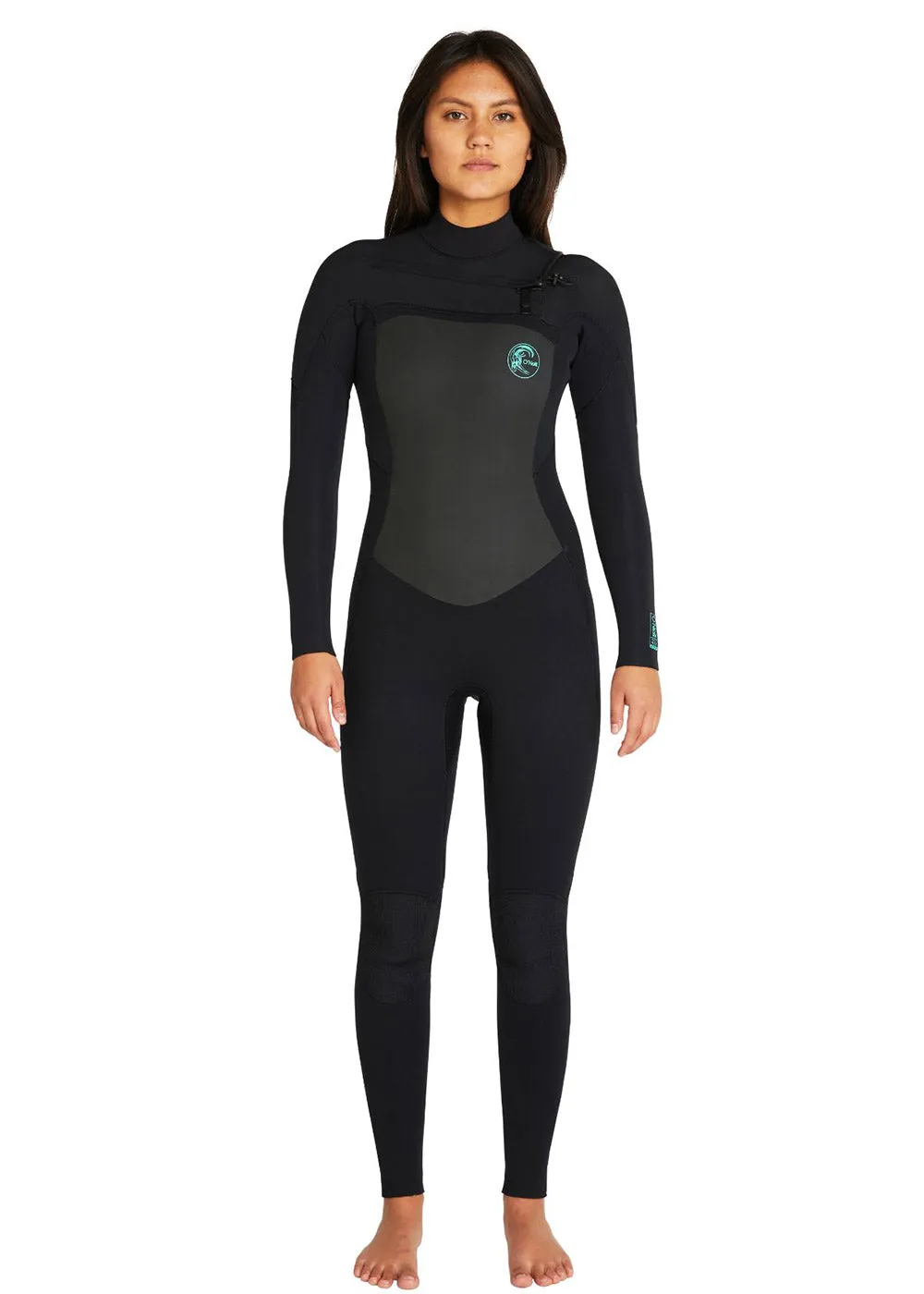 Oneill Womens Focus 3/2mm Chest Zip Steamer