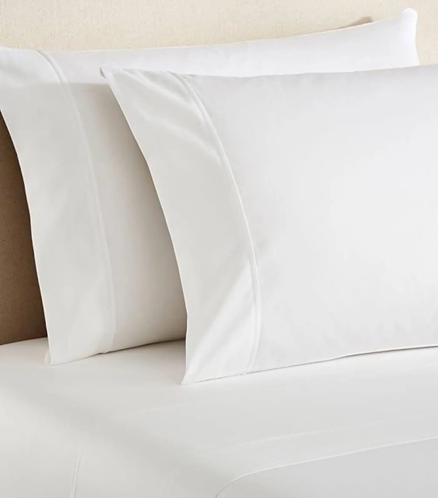 PB Essential 300-Thread-Count Flat Sheet - White