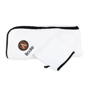 Personalized Atlanta United Hooded Towel & Wash Mitt Set