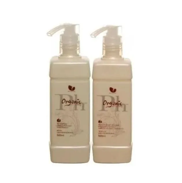 pH Organic Tanino Progressive Brush Tannin Smoothing Kit 2x500ml - Manga Rosa