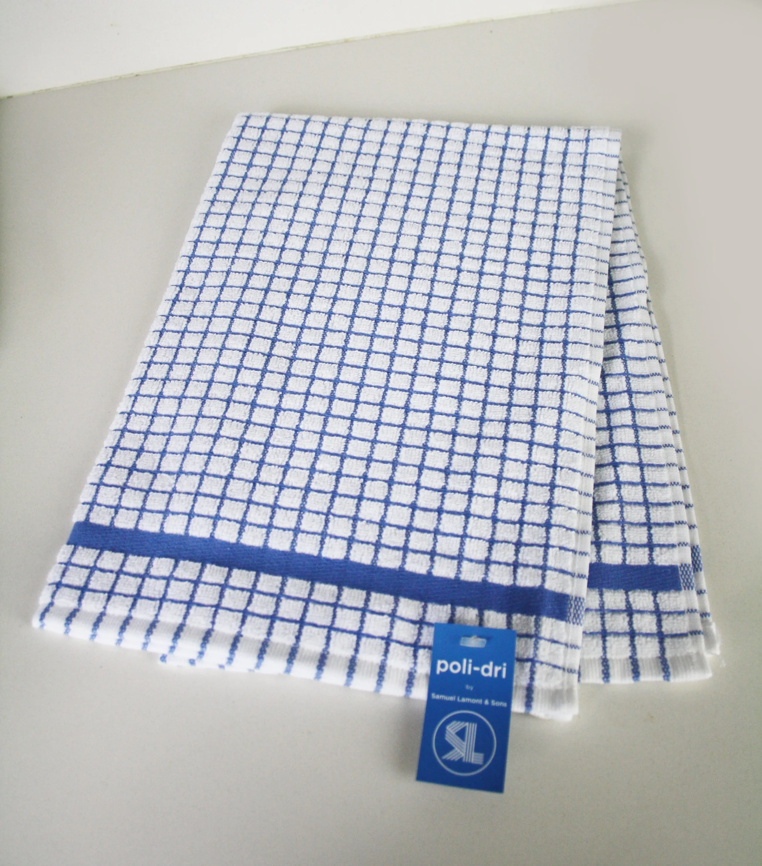 Poli Dri Cornflower Blue Cotton Kitchen Tea Towel