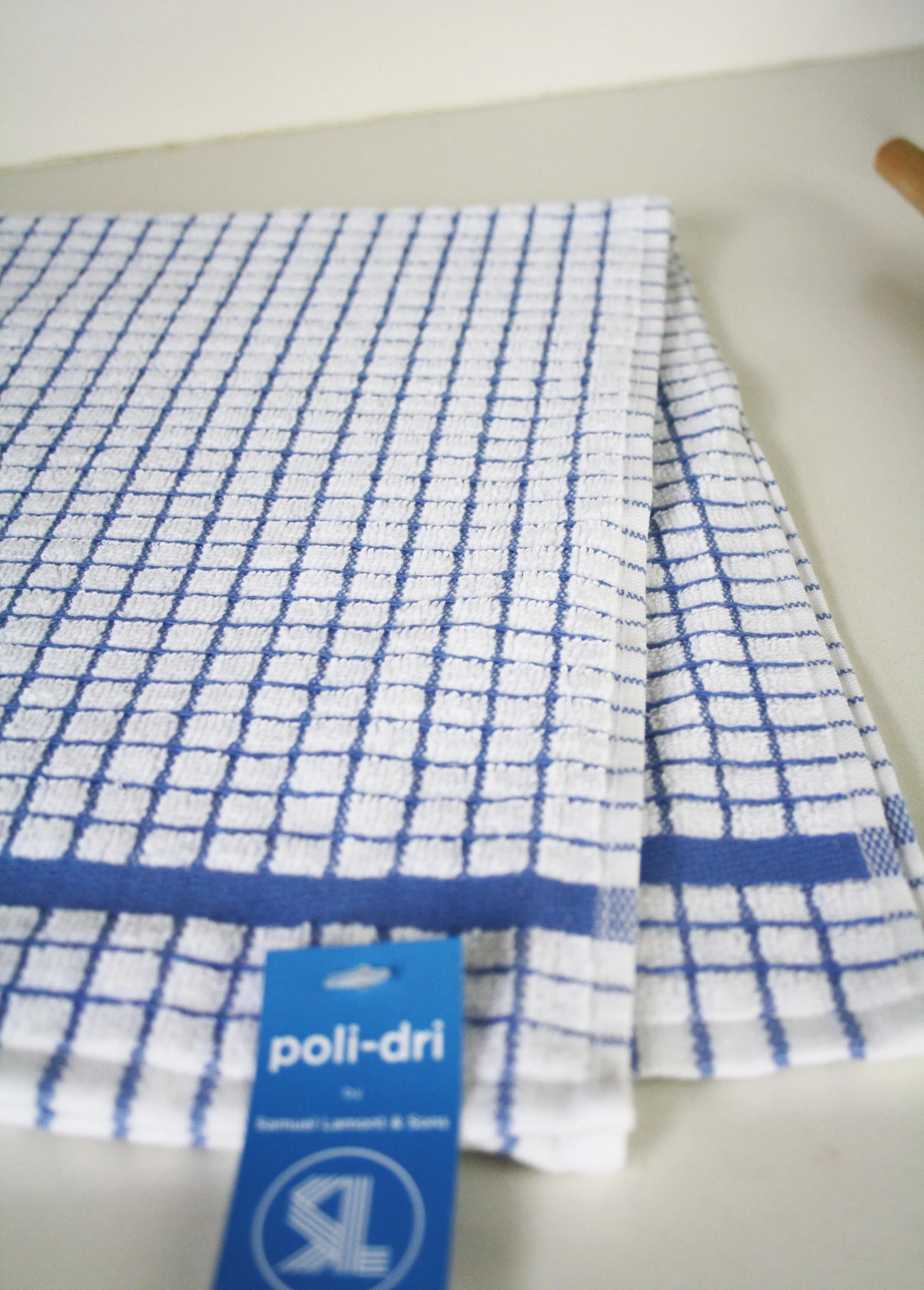 Poli Dri Cornflower Blue Cotton Kitchen Tea Towel