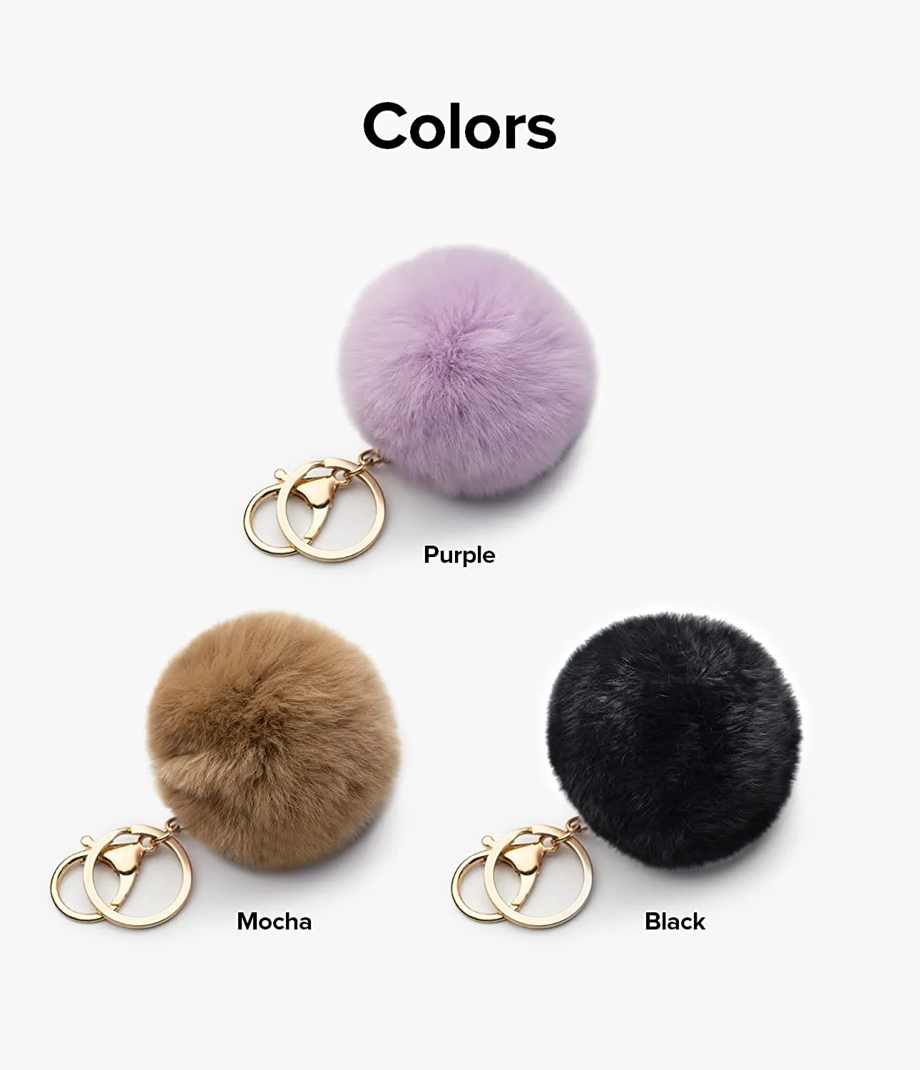 Pom Pom Keychain