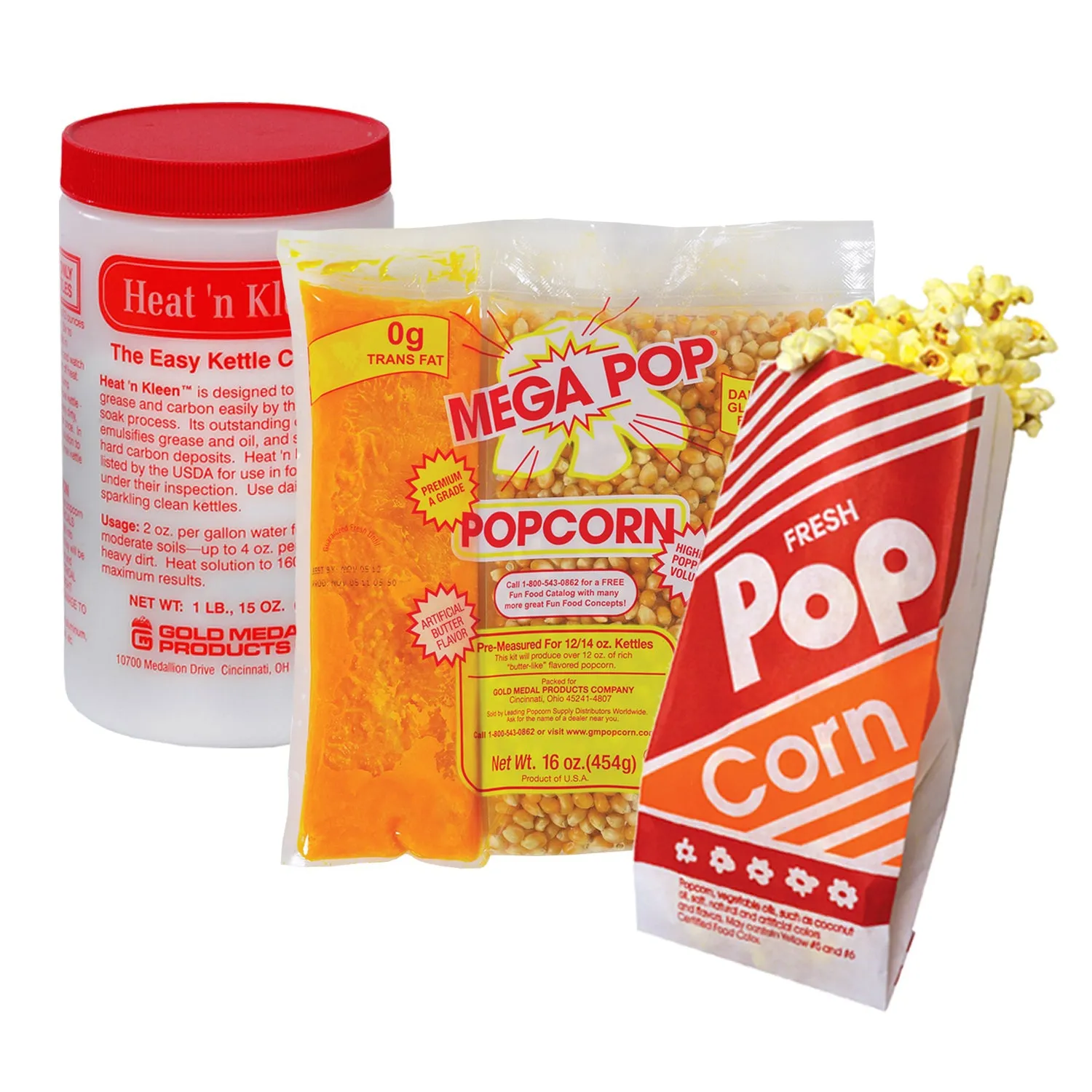 Popcorn Supplies Starter Package for a 12-oz. Popcorn Machine