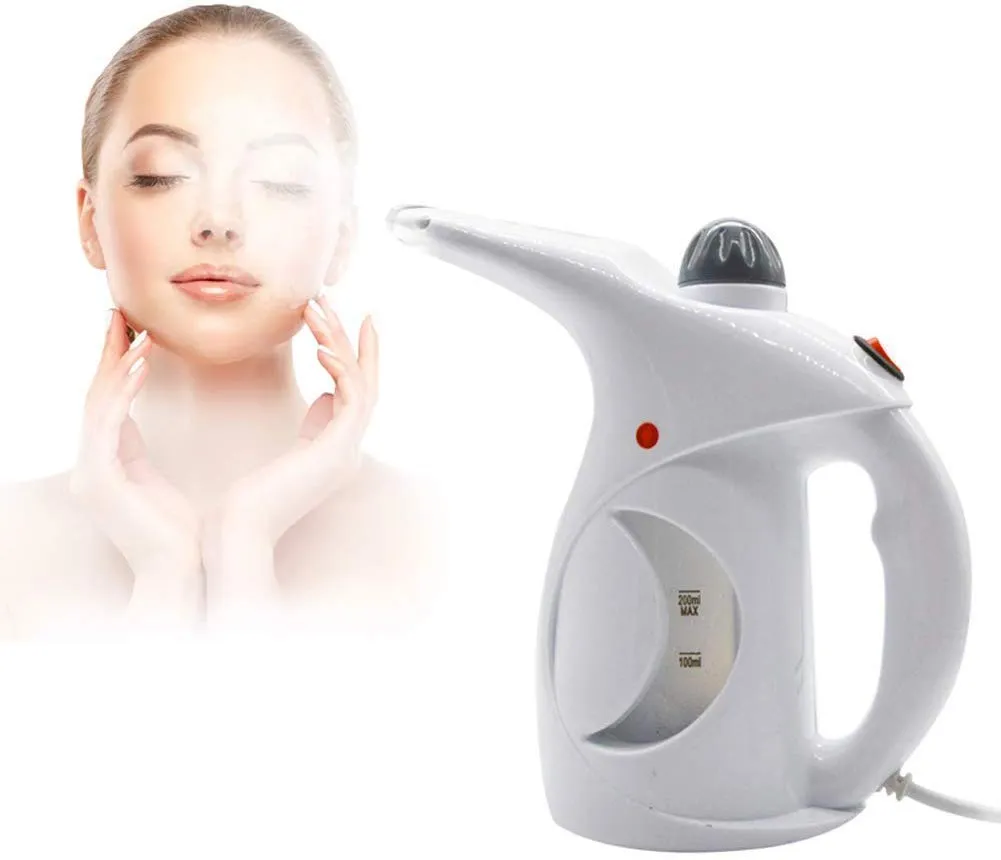 Portable 2 in 1 Handheld Garment Steamer & Facial Steamer Electric Iron Steam Portable Handy Vapor Steamer