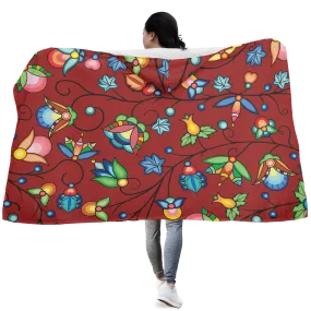 Prairie Plains Spirit Red Hooded Blanket