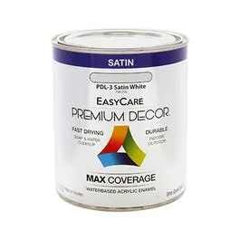 Premium Decor Hot Red Gloss Enamel Paint, 1/2-Pt.