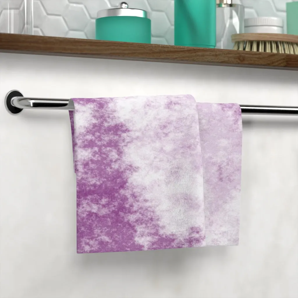 Purple Cloud Face Towel