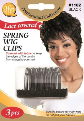 Qfitt Blister Spring Wig Clips With Lace