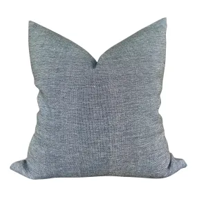 READY TO SHIP Kufri Raw Solid Designer Pillow Cover in Denim