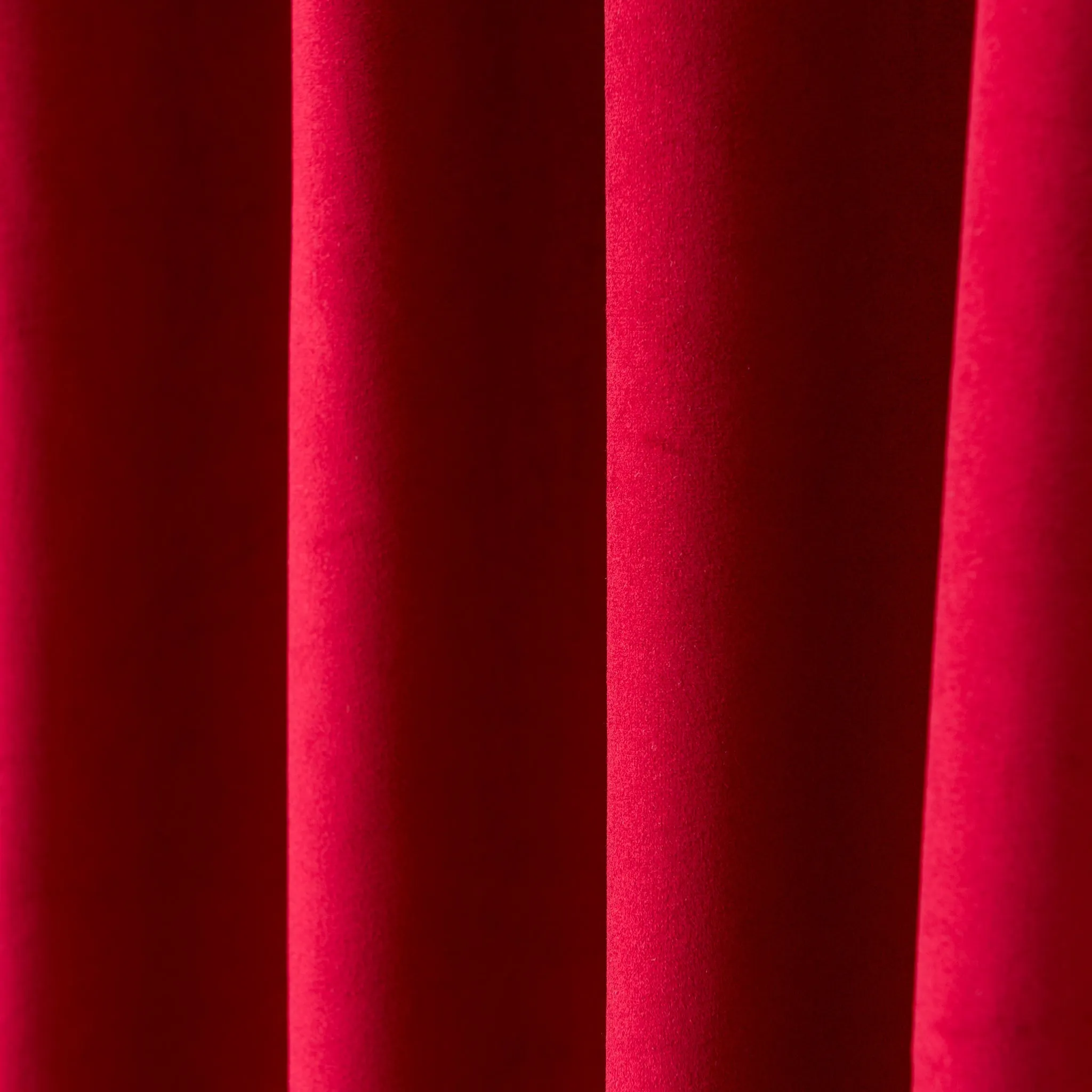 Red Velvet Closet Curtain - Custom Width and Length - Other Colors Available