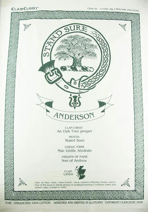 Robertson Clan Tea Towel