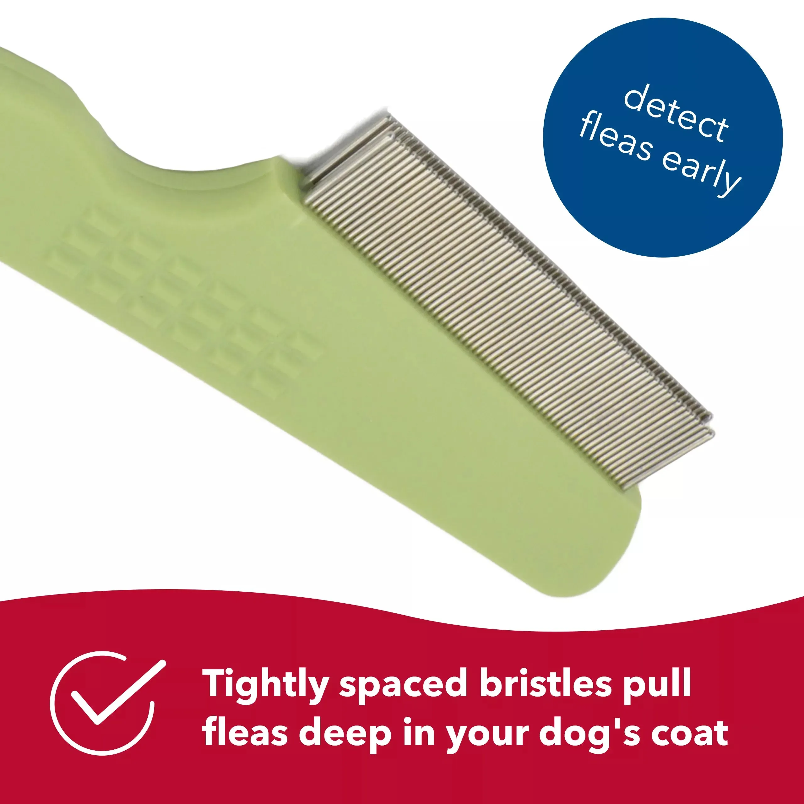 Safari Double Row Dog Flea Comb