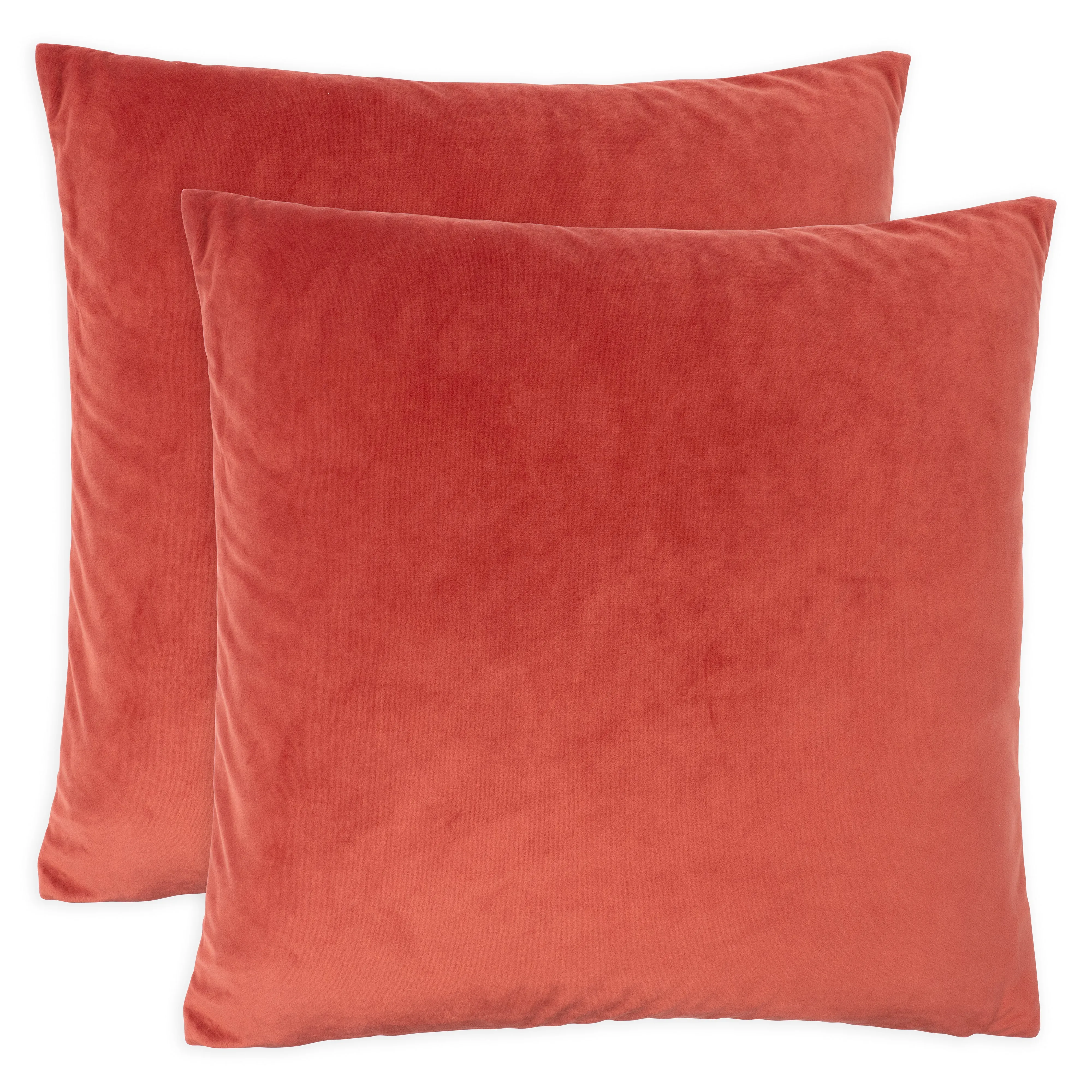 Set Of 2 Velvet Pillow Covers-Various Sizes & Colors To Choose From