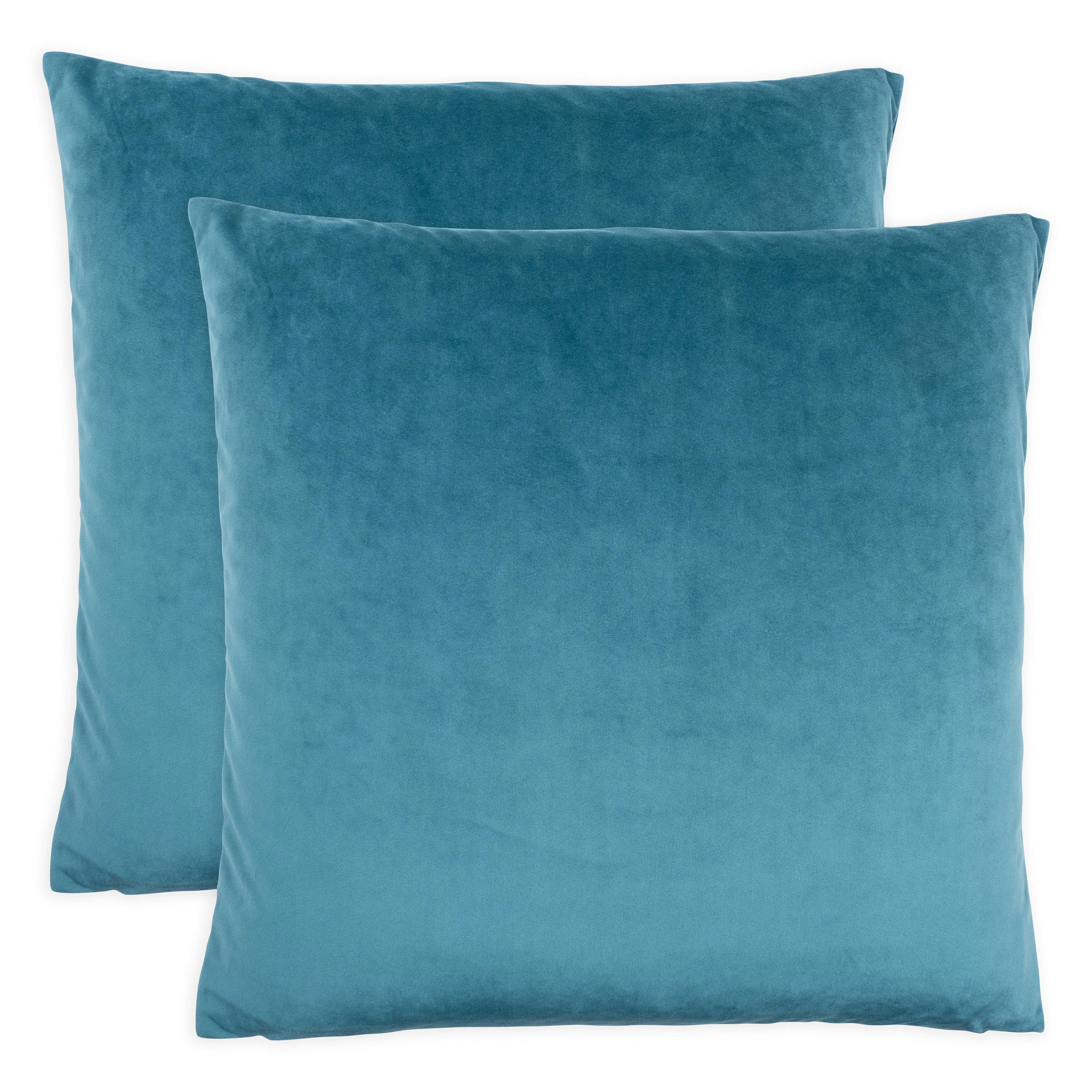 Set Of 2 Velvet Pillow Covers-Various Sizes & Colors To Choose From