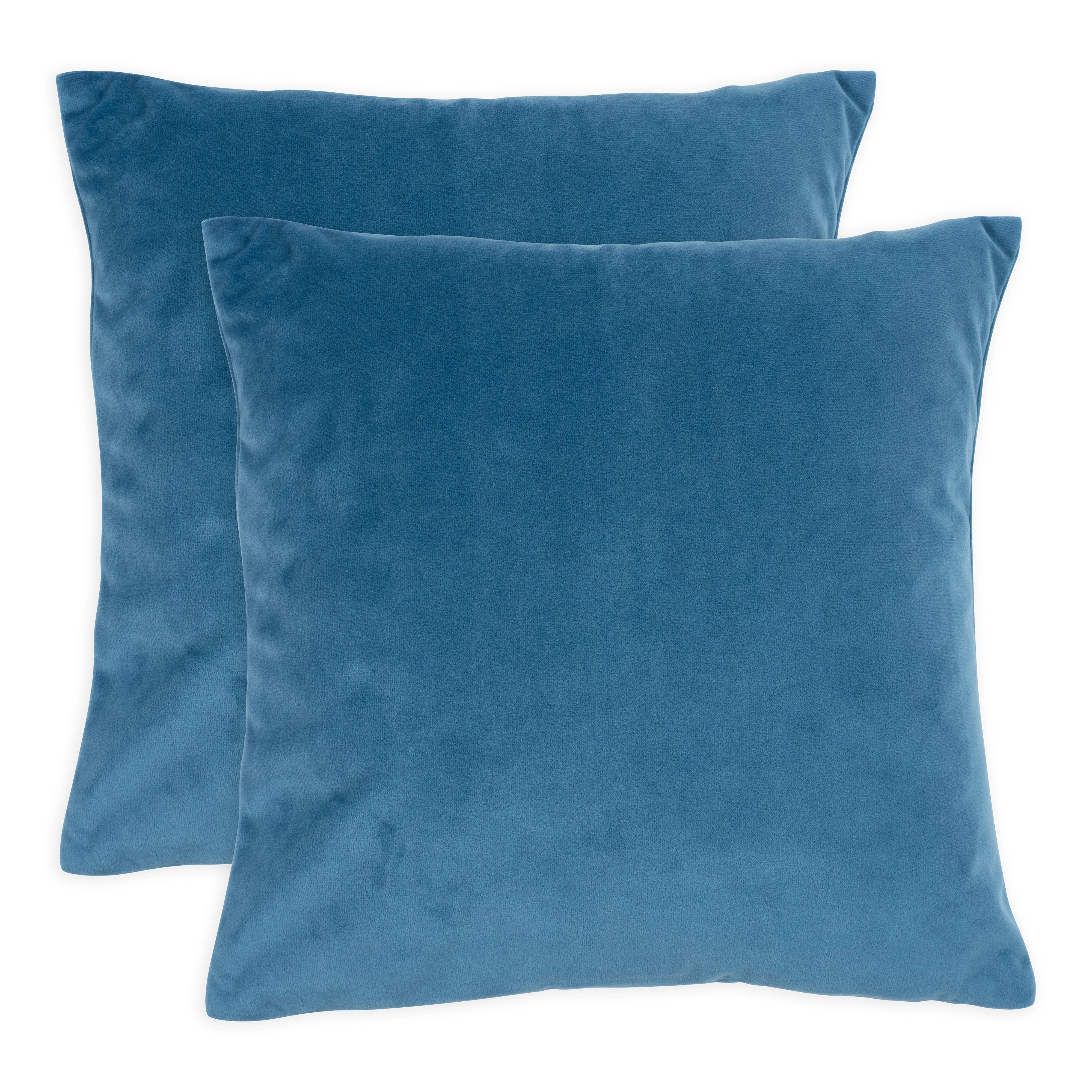 Set Of 2 Velvet Pillow Covers-Various Sizes & Colors To Choose From