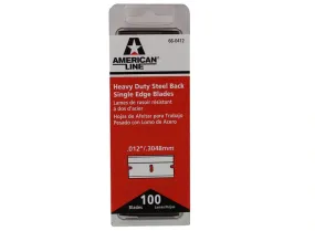 Single Edge Metal Razor Blades - #12