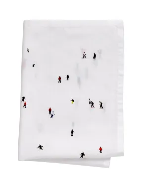 Skier Tea Towel