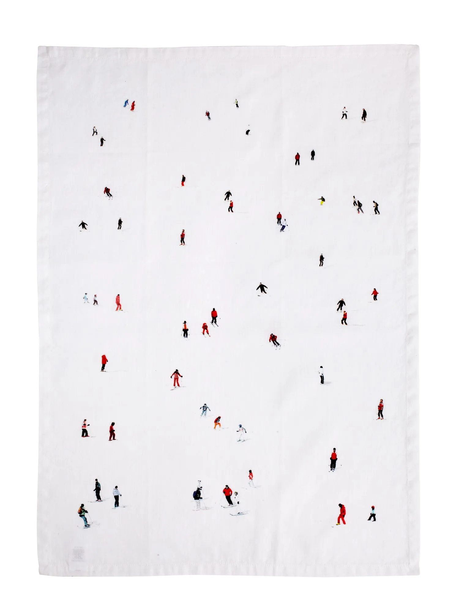 Skier Tea Towel