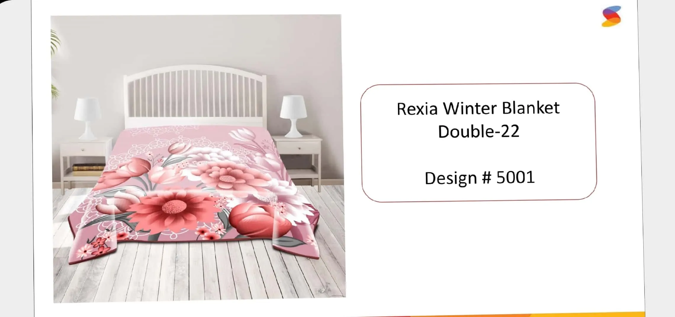 Sleepwell Double Bed Blanket Rexia