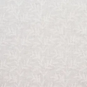 Stacey Lacquer Cotton print - Leafs - White