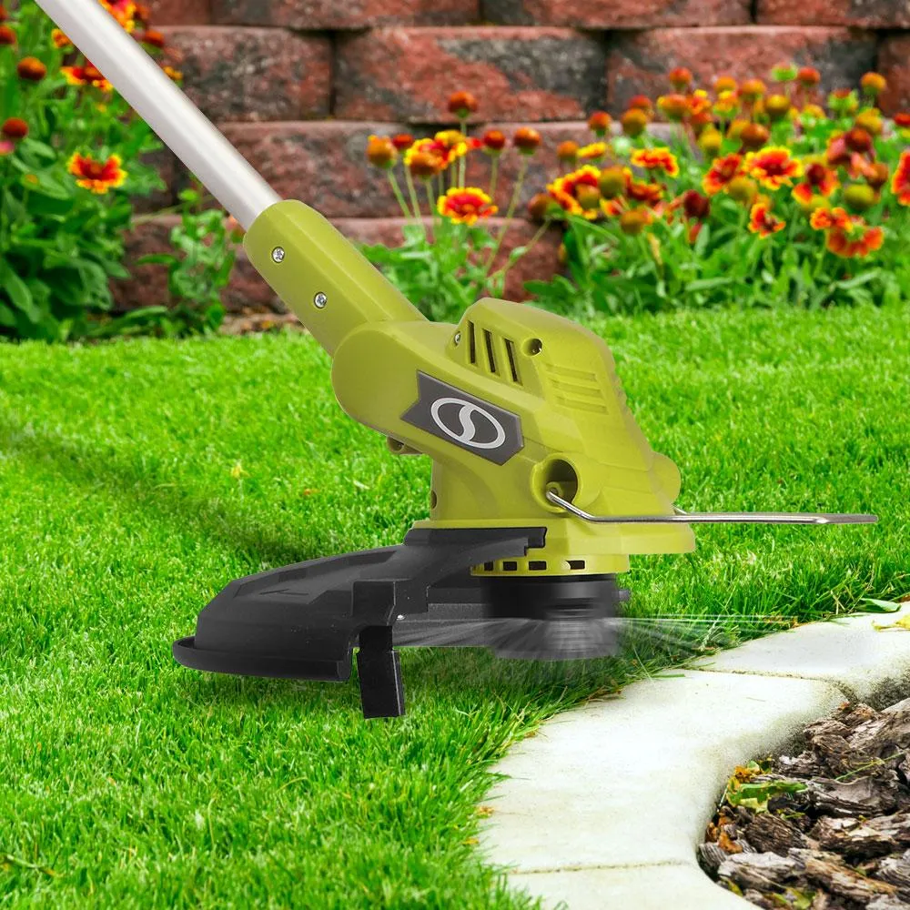 Sun Joe 20VIONLTE-ST11 20-Volt iON Cordless Swath String Trimmer Edger Kit | 11-inch | Auto Feed | W/ 2.0-Ah Battery and Charger