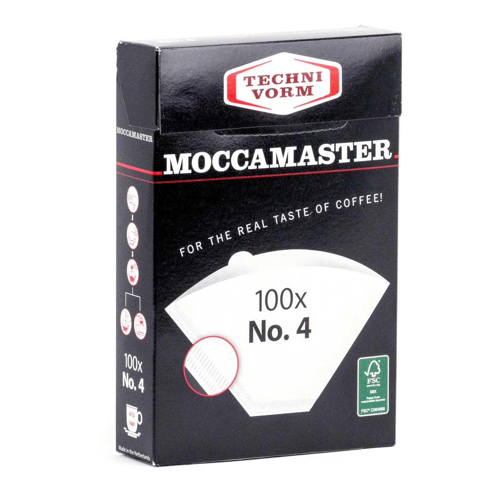 Technivorm Moccamaster #4 White Paper Filters