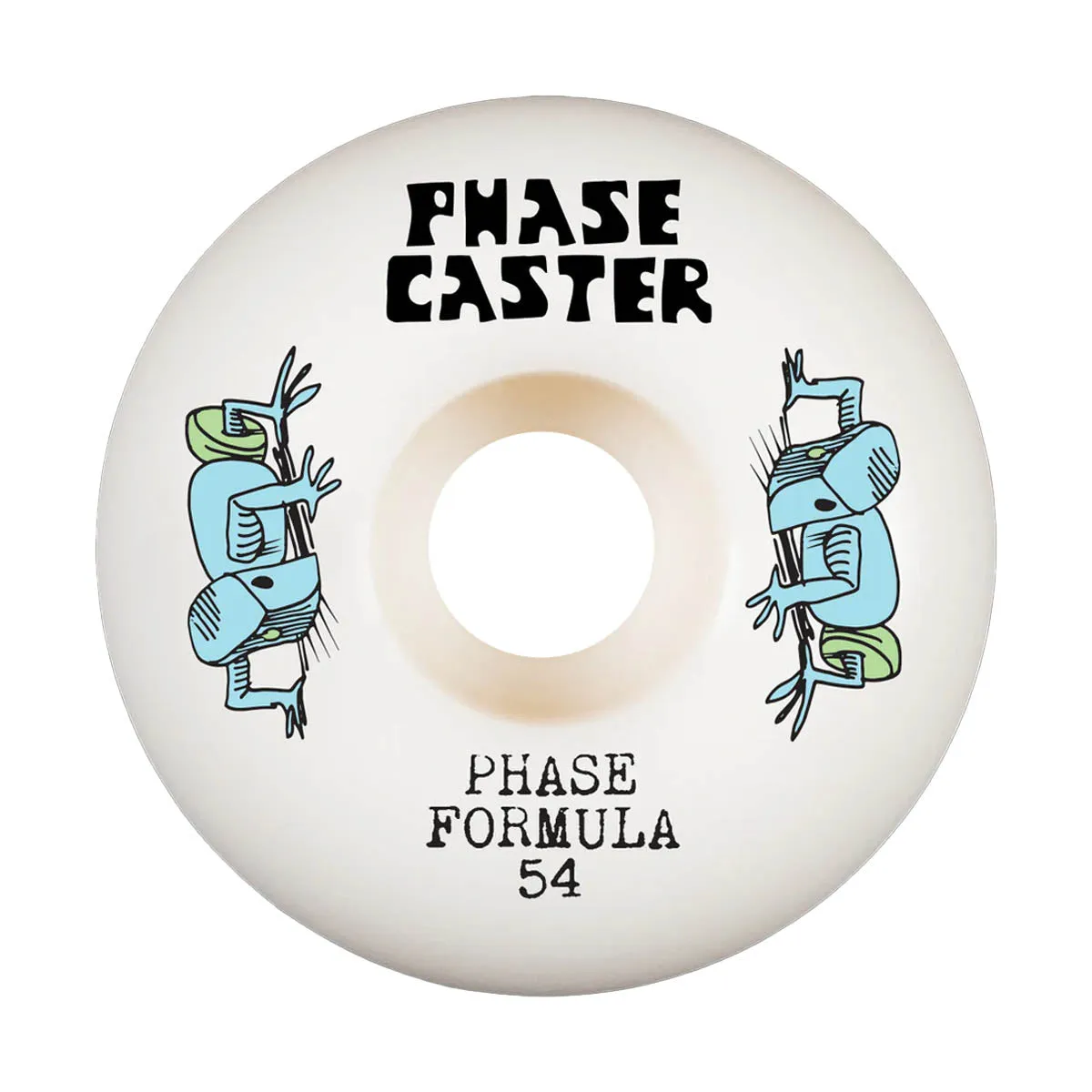 The Heated Wheel - Phasecaster Clone 54MM 99A Skateboard Wheels