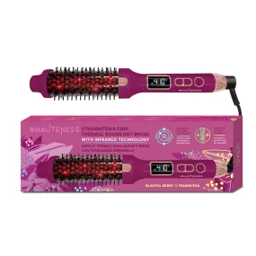 Thermal Straighten & Curl Round Hot Brush with Infrared Technology