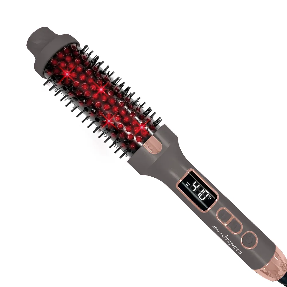 Thermal Straighten & Curl Round Hot Brush with Infrared Technology