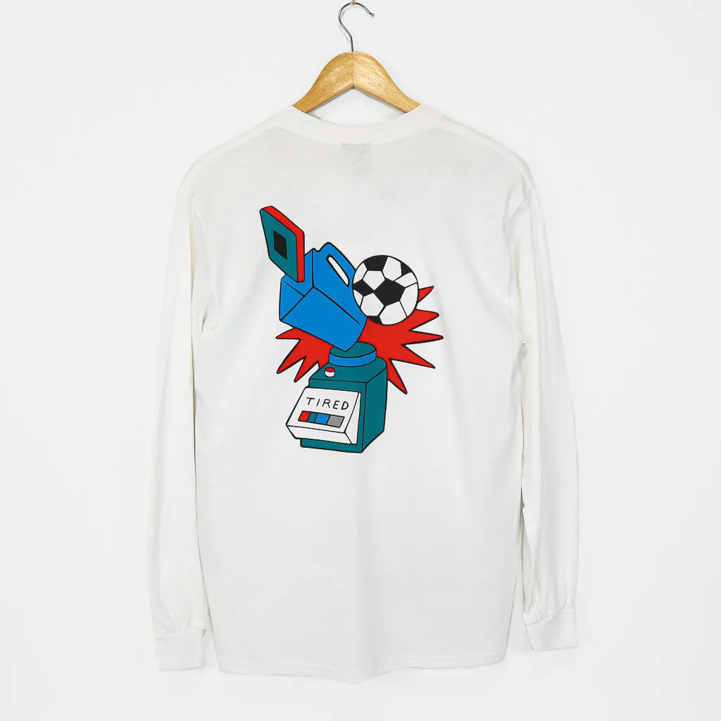 Tired Skateboards - Blender Longsleeve T-Shirt - White