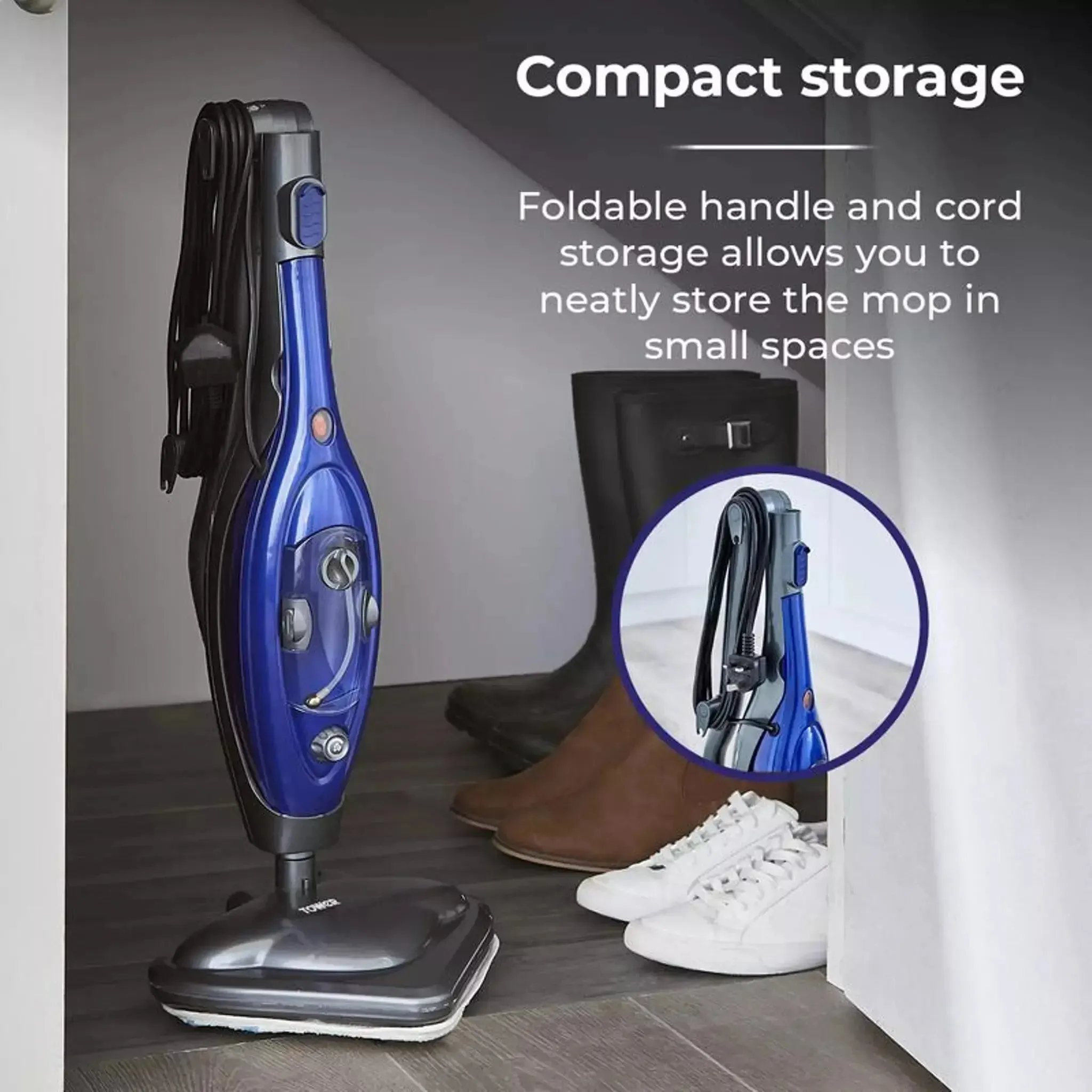 Tower T534000 stick vacuum/electric broom 2-in-1 stick vacuum AC Dry Bagless 1300 W Blue