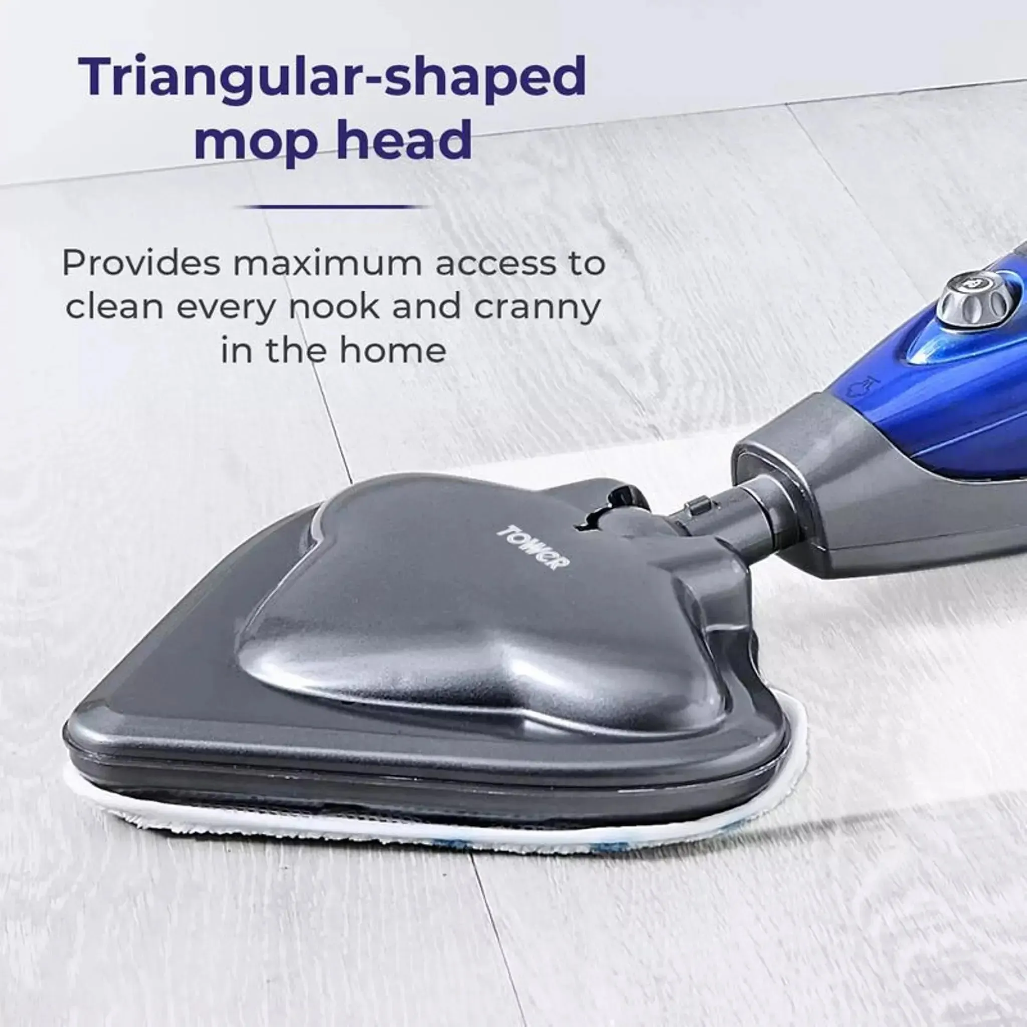 Tower T534000 stick vacuum/electric broom 2-in-1 stick vacuum AC Dry Bagless 1300 W Blue