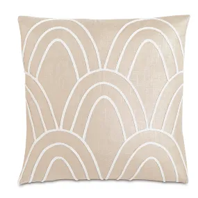 Traditional Oval Throw Pillow Cover 22x22