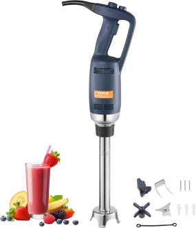 Vevor Commercial Immersion Blender Heavy Duty Hand Mixer 350W New