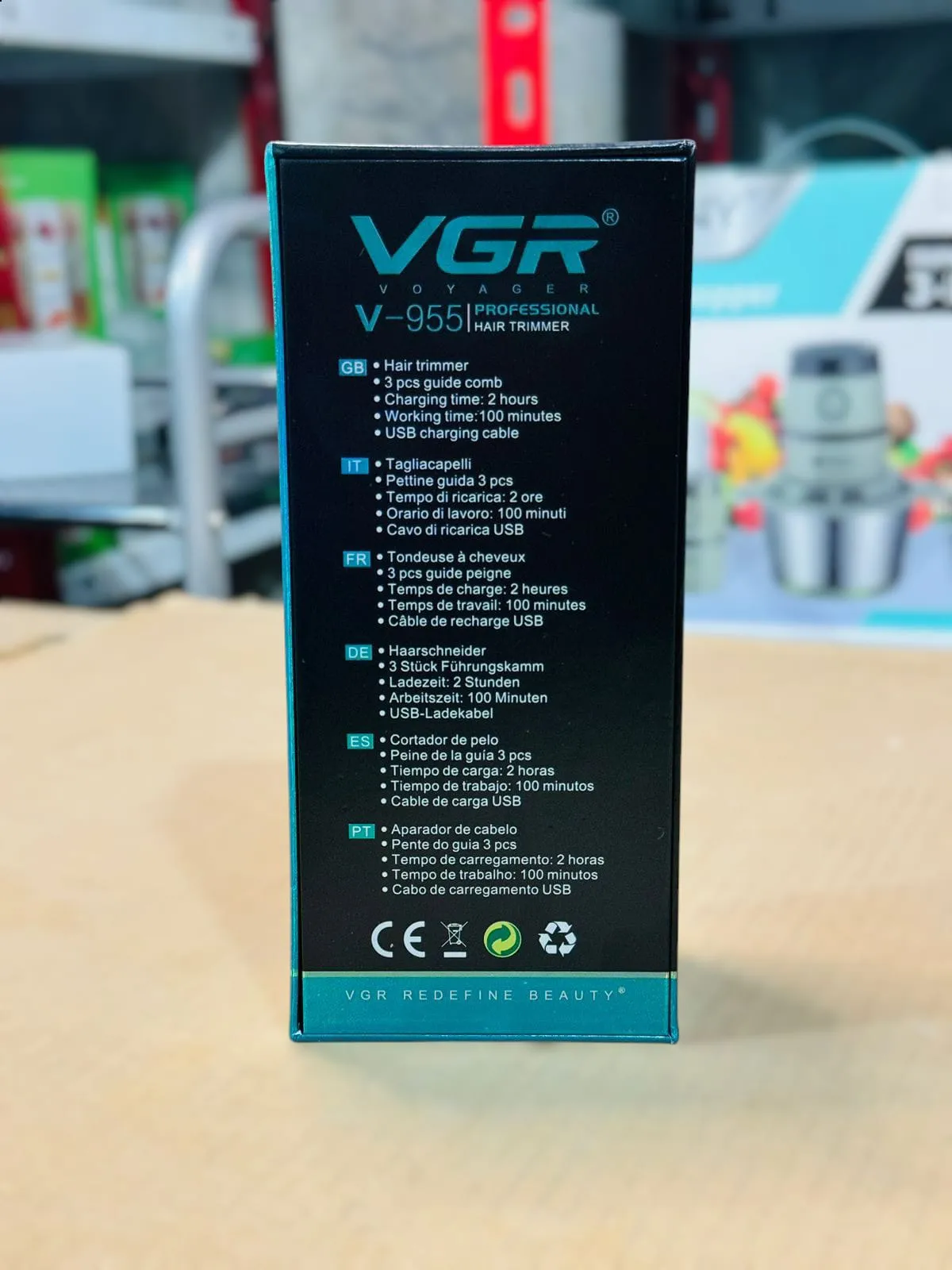 VGR Professional Hair Trimmer V-955